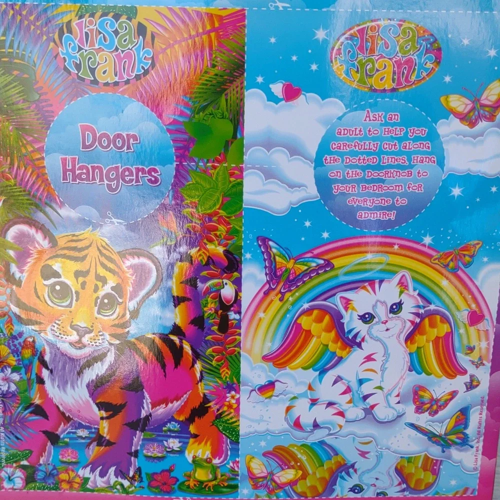 NEW Lisa FrankColor  Activity Book New